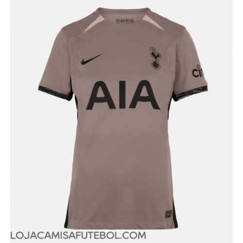 Camisa de Futebol Tottenham Hotspur Equipamento Alternativo Mulheres 2023-24 Manga Curta